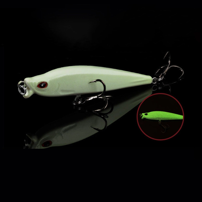 6/7/9cm de profundidad artificial de plástico duro Minnow Pesca señuelos agua salada de cebo