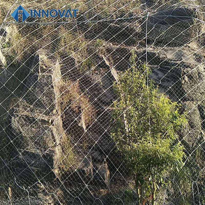 Slope Security Barrier Rockfall Protection Netting Landslide Traffic Safety Barrier Mesh