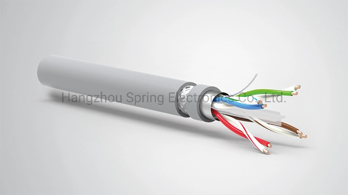 23AWG 4 Pair Cat 6 Waterproof Direct Burial LAN Network Ethernet UTP Jelly Filled CAT6 Outdoor Cable