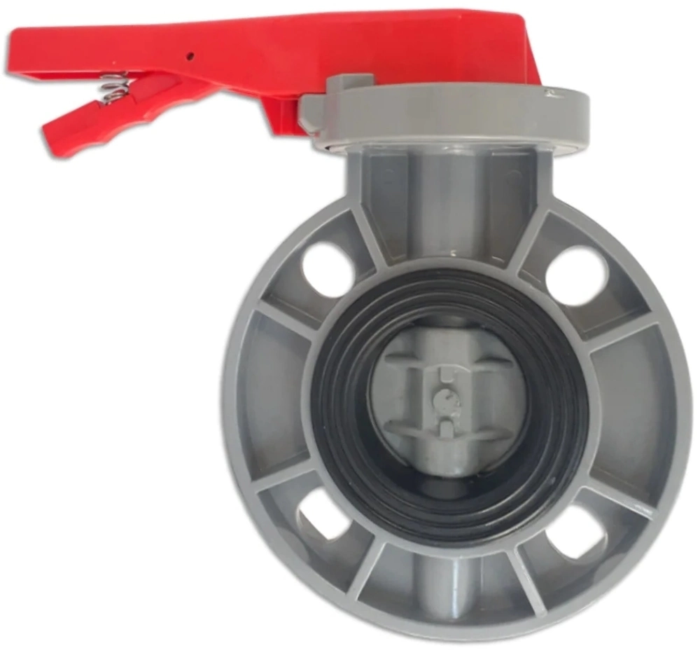 High quality/High cost performance  Plastic PVC UPVC CPVC Manual Handle Water Pipe Butterfly Valve