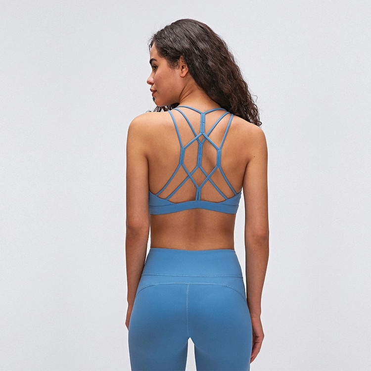 Sujetador deportivo de fitness para mujer Yoga Sportswear Ropa de gimnasio acolchada sin costuras Ropa interior para mujer