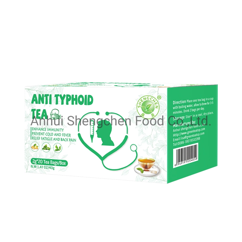 Logotipo personalizado Anti-Typhoid de hierbas naturales de hierbas chinas de Té El té de la salud