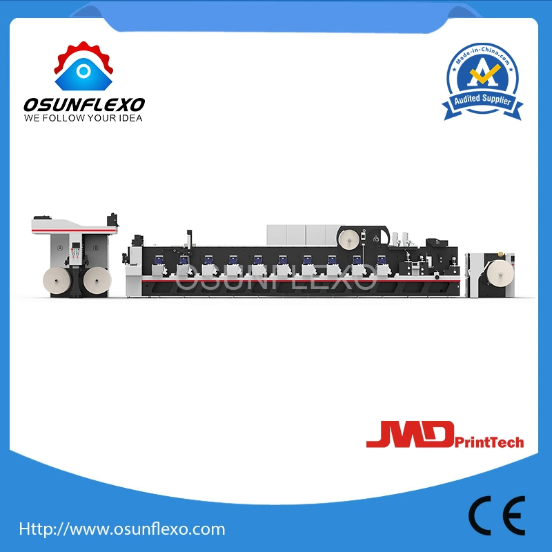 High Speed Multifunctional Combination Printing Machinery Label and Film Flexo Printing Machine Label Printer Flexo Printing Press 200m/Min