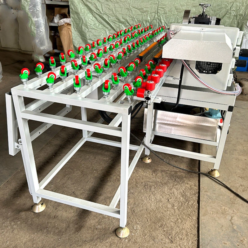 Glass Shape Edging Machine High Efficiency Glass Edge Polishing Machine Multi Motors Small Cheap Fast Flat Edging Sintered