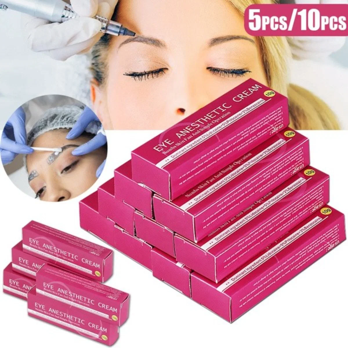 Factory Tktx Tattoo Numb for Microblading Permanent Make up Eye Anesthetic Cream