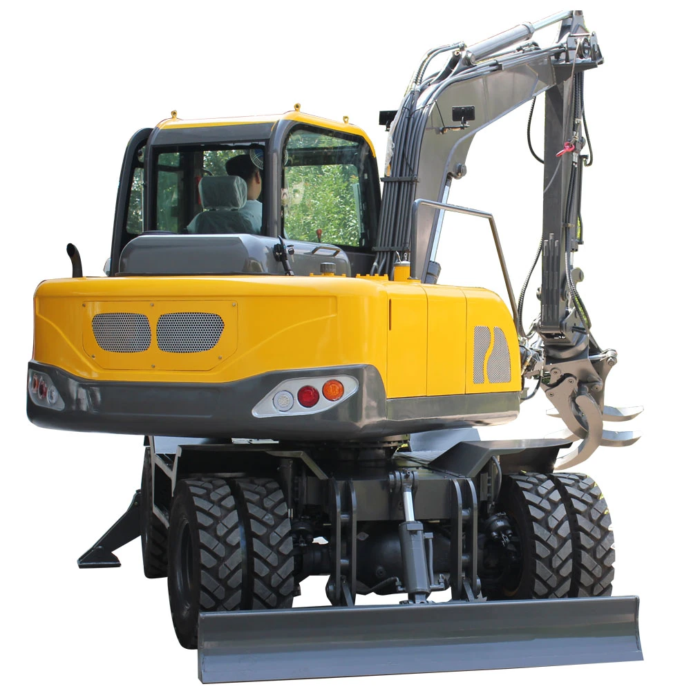 Construction Micro Indoor Demolition Digger Road Crushing Compact Excavator Mini Excavator 1 Set