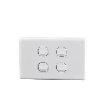 Australian Standard Slimline Wall Switch Double Powerpoint with 2 Gang Socket Outlet