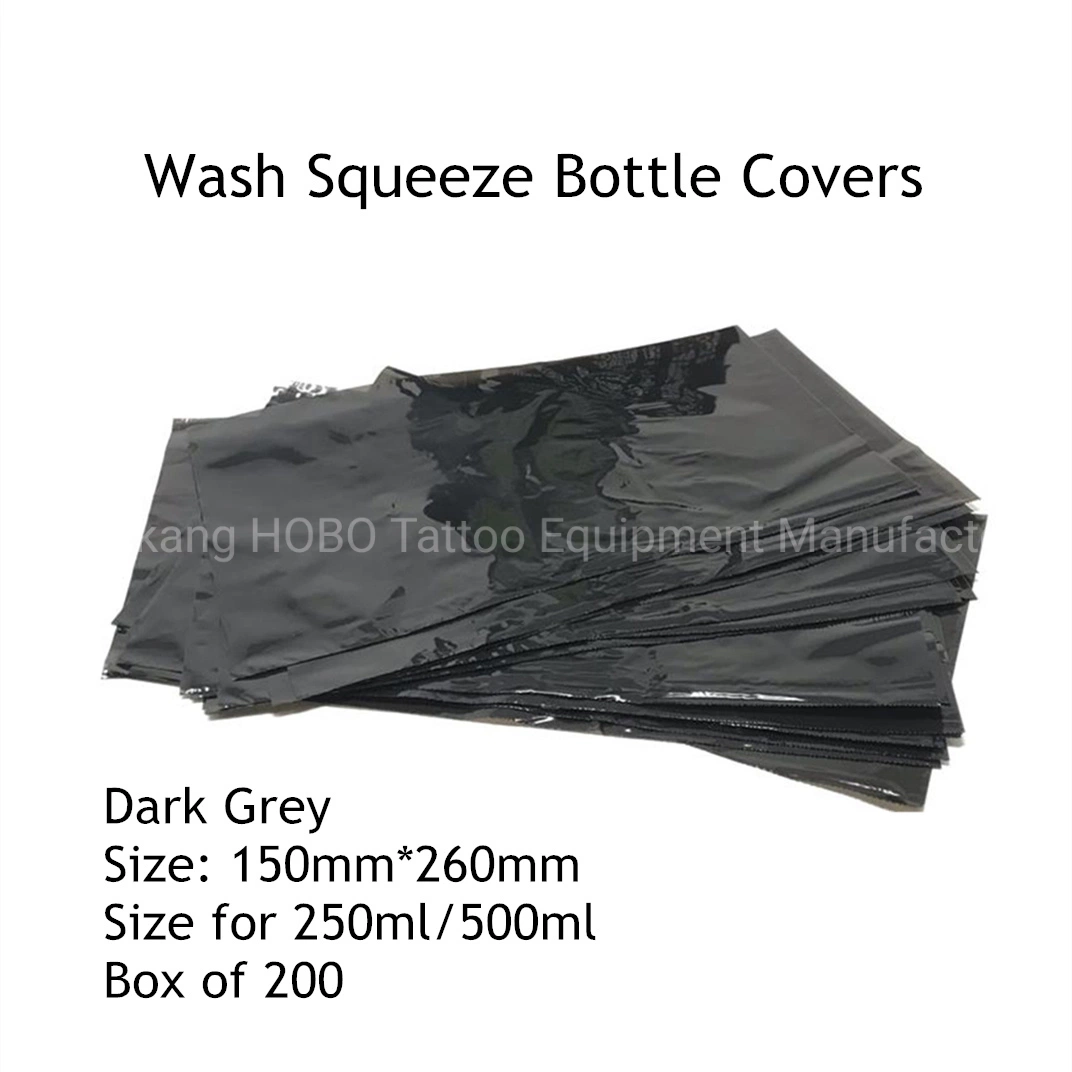 Tattoo Accessories Protective Spray Squeeze Bag Covers for Wash Bottle 15X26cm