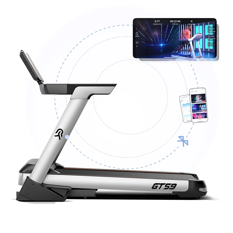 Ypoo 15% Incline Treadmill con pantalla táctil Treadmill Fitness running Máquina Nueva cinta de andar con LA APLICACIÓN Yifit