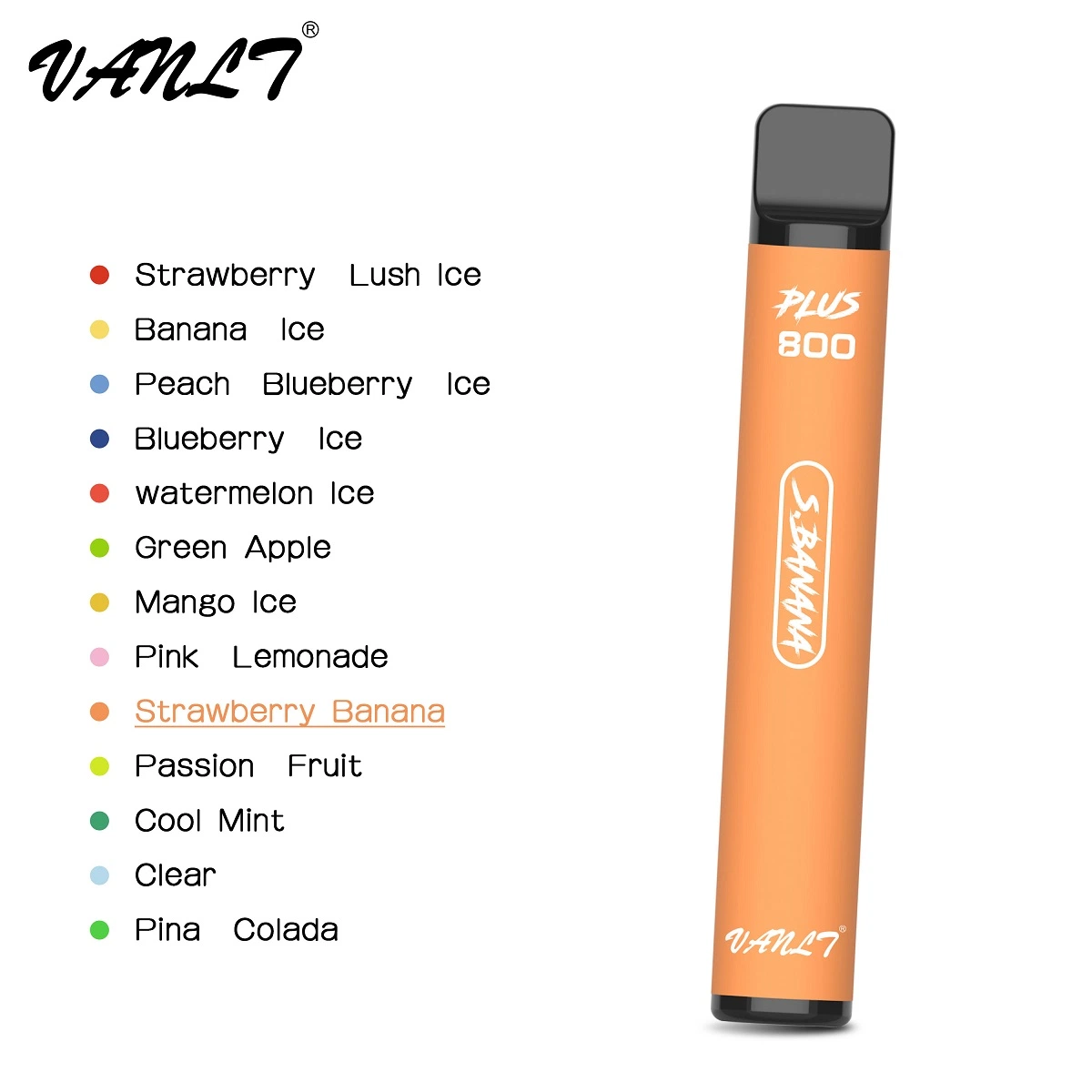 Mechanical Mods Vanlt Plus 600 Puffs Electronic Cigarette Disposable/Chargeable Vape Pen Joy Stick Lovestick