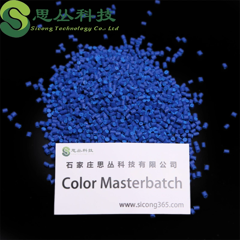 Chinese Supplier Blue/Red Color Masterbatch Pet for Pet Plastic Raw Materials Pet Color Masterbatch for Pet Plastic Raw Materials