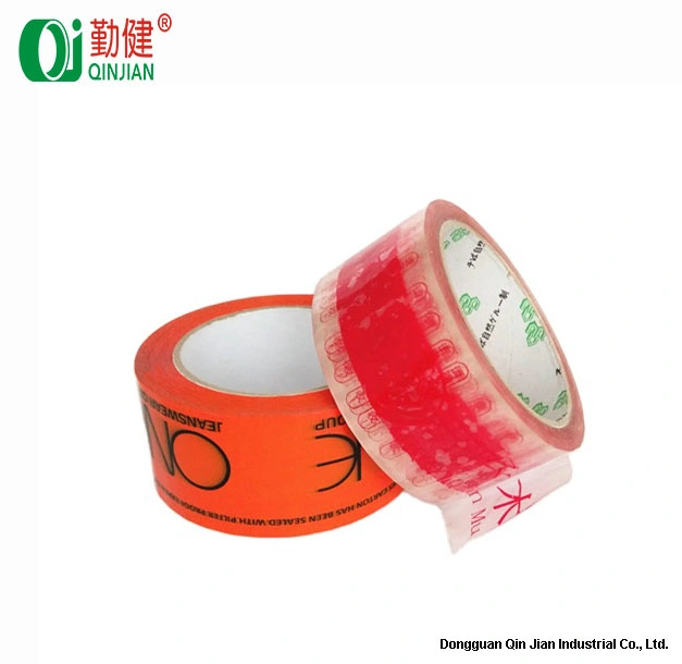 Qinjian Custom OPP BOPP Acrylic Adhesive Tape with Logo Color Printed Packing