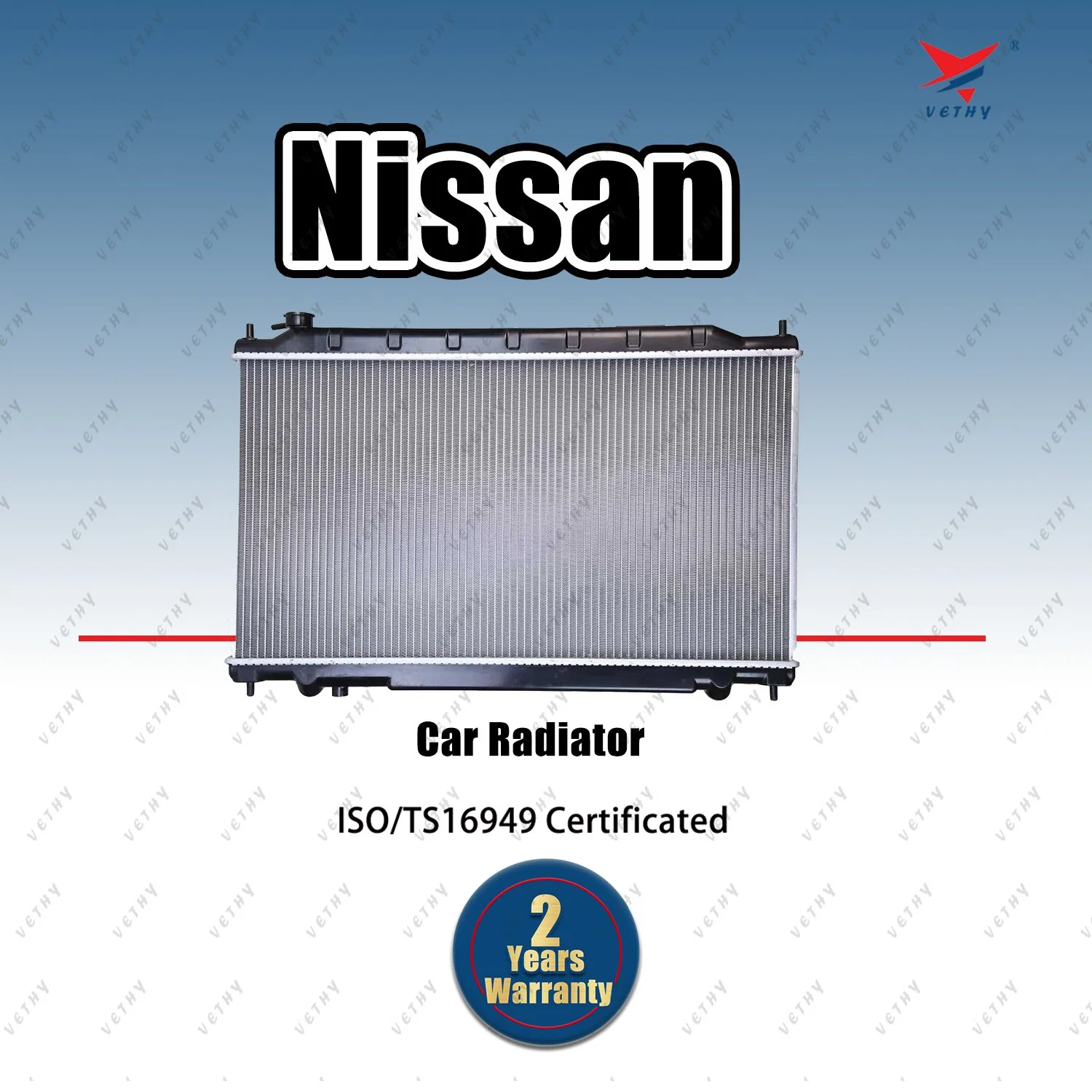 Para Nissan Odyssey Radiators: Construcción de aluminio para la eficiencia