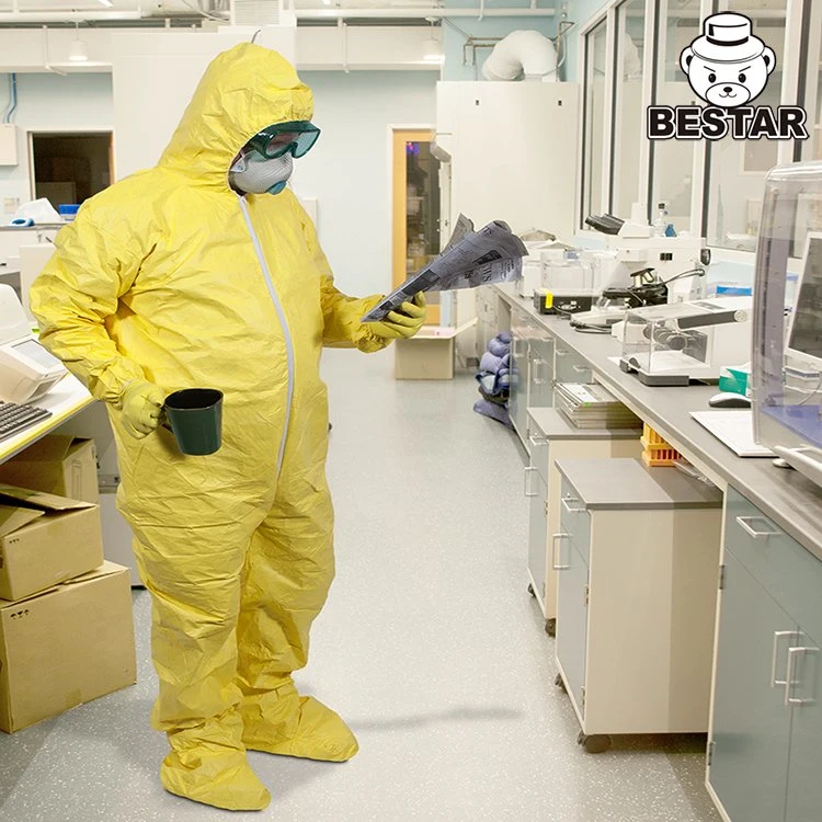 Light Chemical Protective Clothing Without Shoe Cover Bestar Clothes Workwear