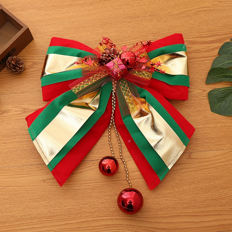 Colorful Christmas Decoration Bow for The Hotel Mall Christmas Tree Accessories Big Bowknot