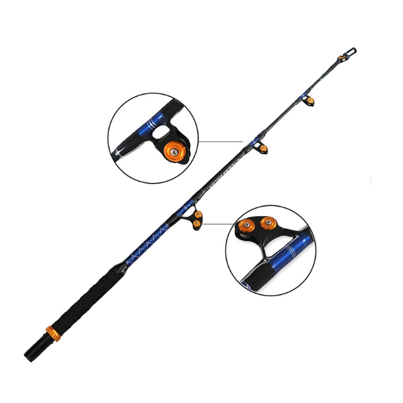 Bent Butt Boat Rod 2 Piece Trolling Rod Big Game Roller Rod