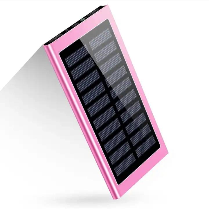 Ultra-Thin Aluminum Alloy Charging Bag 30000mAh USB Mobile Phone Solar Charger