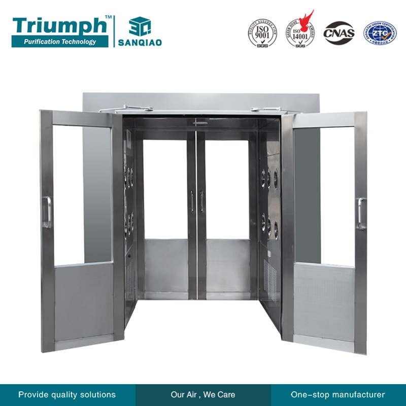 Air Shower Price High quality/High cost performance Class 100 Automatic Induction Door Cargo Air Showers Clean Room Equipment