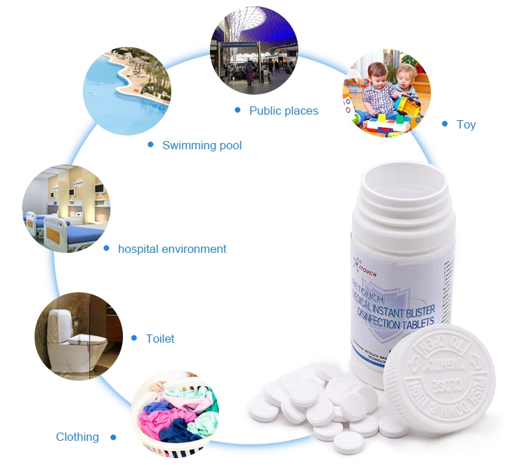 Efficient and Clean 84 TCCA Disinfectant Effervescent Tablet Liquid Disinfectant Chlorine Disinfectant