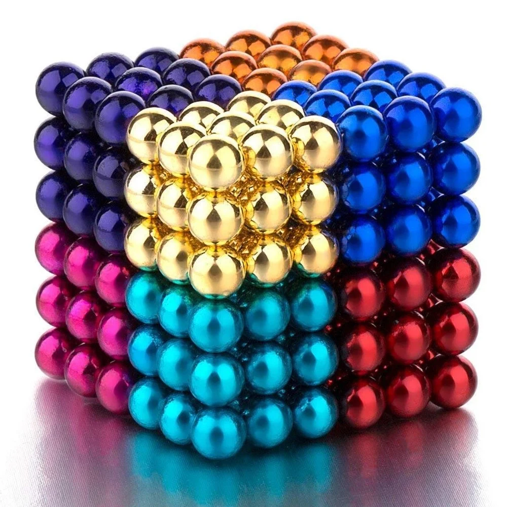 Tedamag Colorful Educational Magnetic Toys Neodymium Magnet Ball