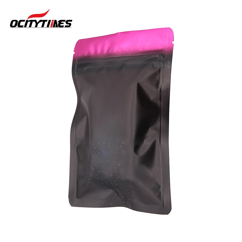 Custom Compostable Recyclable Zipper Lock Biodegradable Kraft Paper Flat Bottom Coffee Tea Food Plastic Packaging Bag