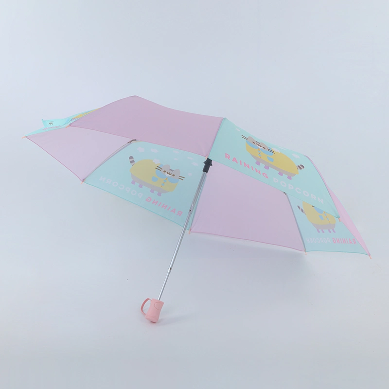 OEM Beautiful Three Folding Umbrella Automatic