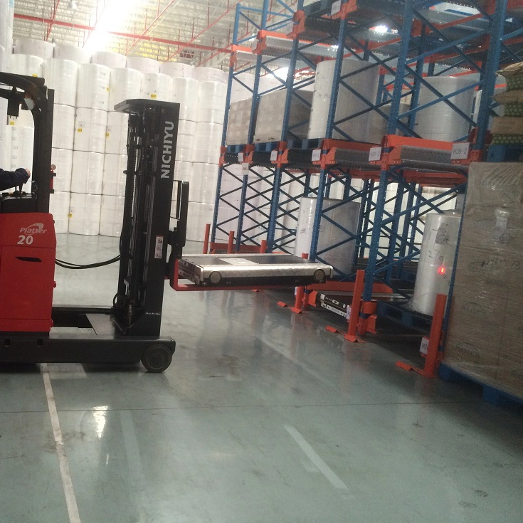 Heavy Duty automatizada de alta eficiencia 2000kg Asrs Shuttle Pallet alimentos congelados