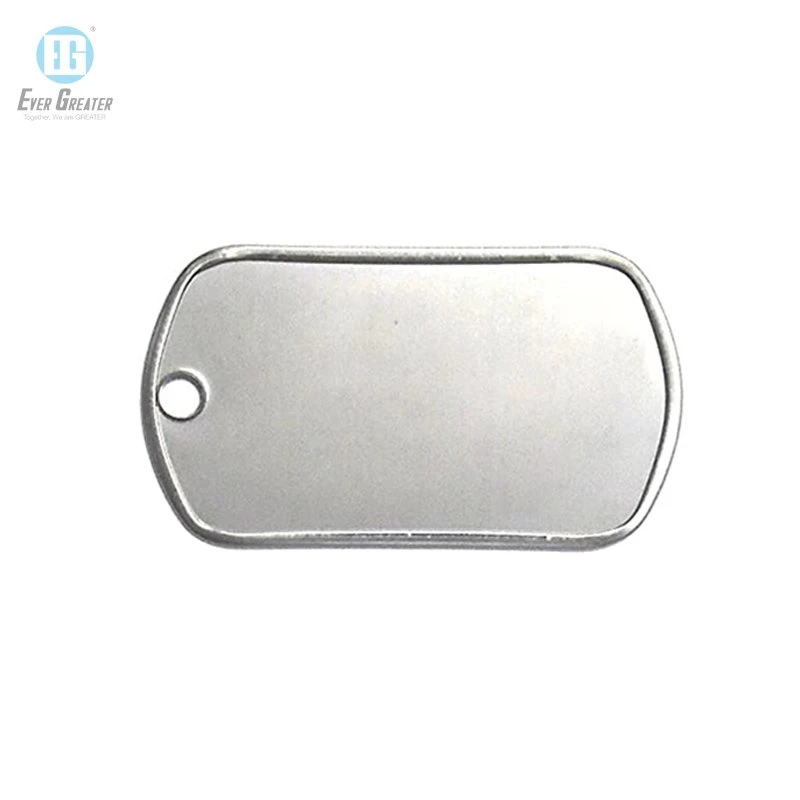 Plain Metal Dog Tag Aluminum Andoized