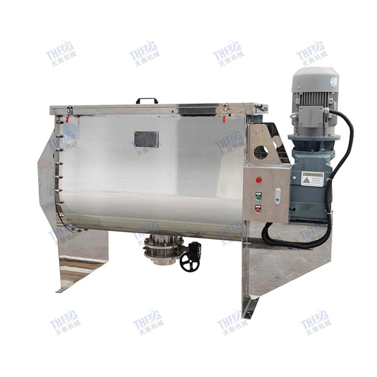 300L Stainless Steel Horizontal Washing Powder Ribbon Mixer Detergent Powder Mixing Machine