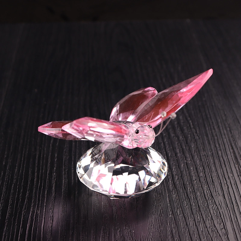 Wholesale/Supplier Wedding Favor Crystal Butterfly Figurine for Decoration (KS28020)