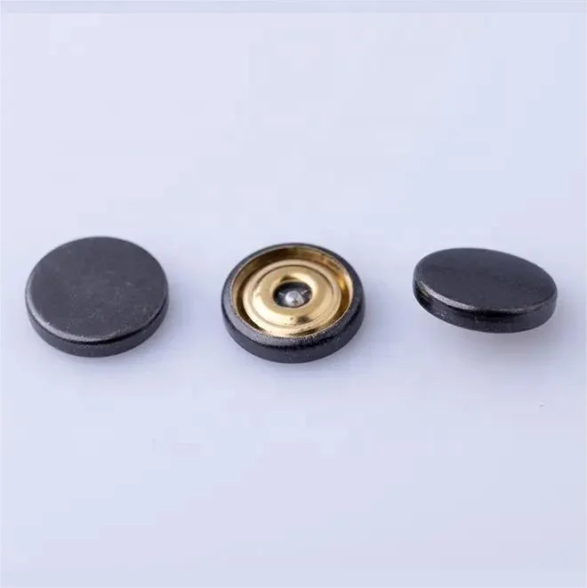 Custom Branded Name Brass Button Metal Press Snap Fasteners Kit for Jacket Shirt Factory Sale Directly