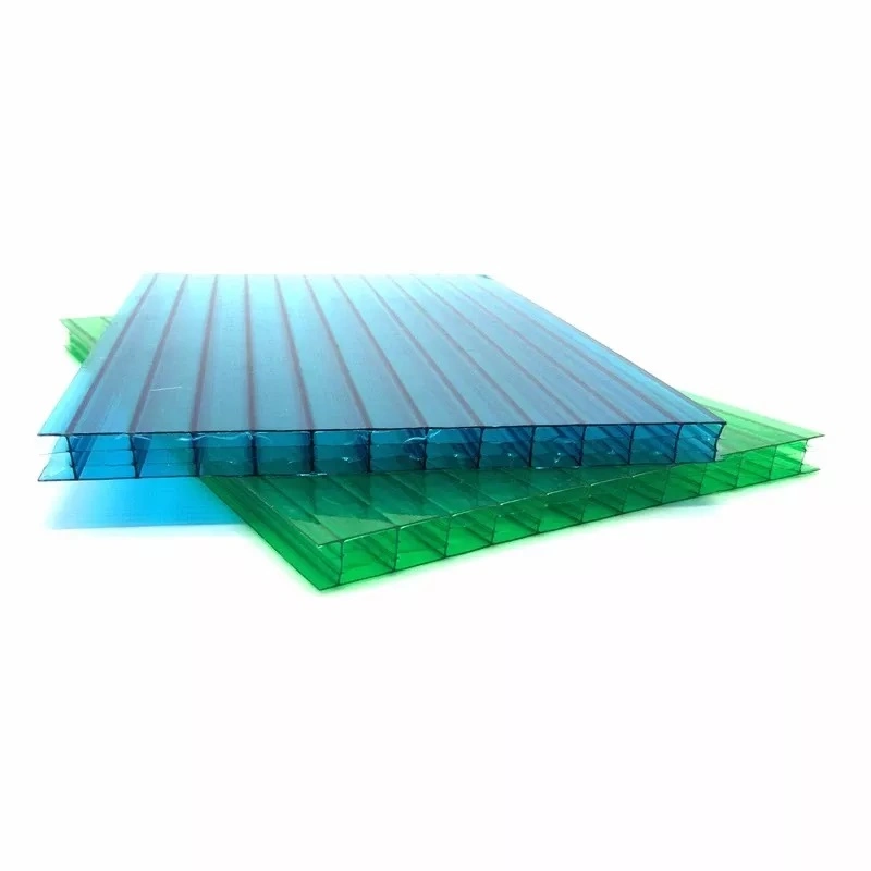 Greenhouse Polycarbonate Hollow Sheet Twin Wall Plastic Board for Bus Shelter