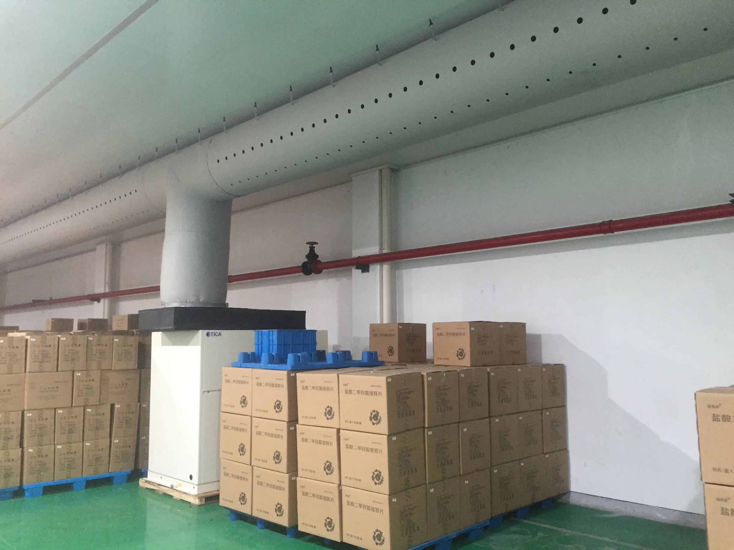 Medical Storage Air Supply System, Flame Retardant Anti-Condensation Fiber Bag Air Pipe