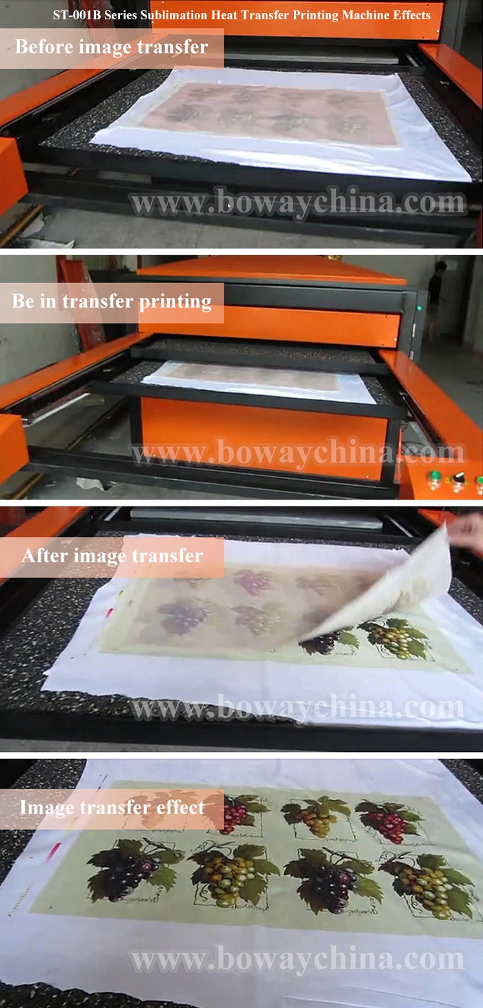 110X170cm Automatic Hydraulic Thermal Hot Heat Transfer Press Tarpaulin Printer