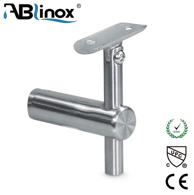 Soporte de carril de mano de acero inoxidable para montaje en pared