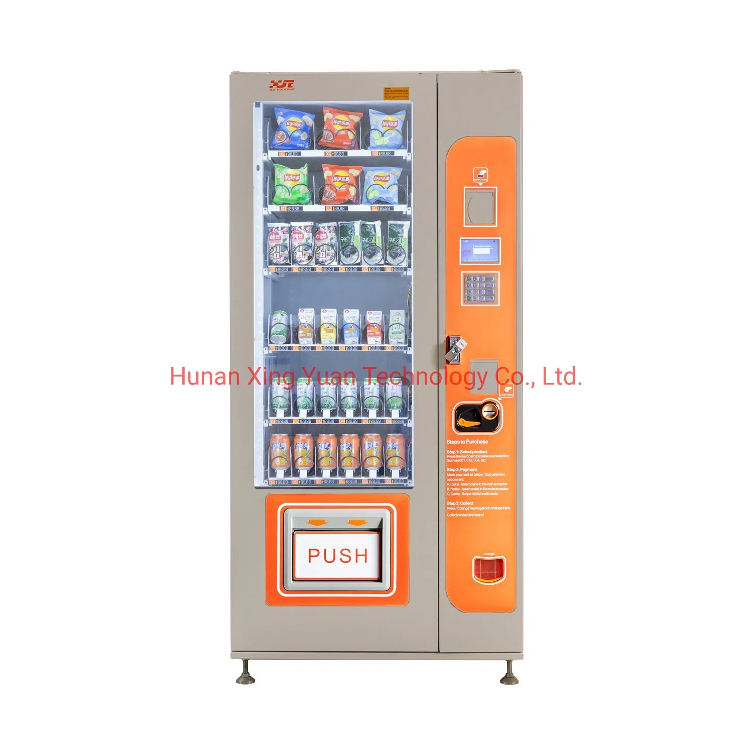 Xy Self-Service Cheapest Mini Vending Machine for Snack Drink