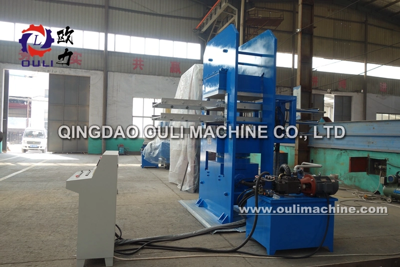 Máquina de hacer automática de productos de caucho, goma Car Mat vulcanización de la máquina de prensa