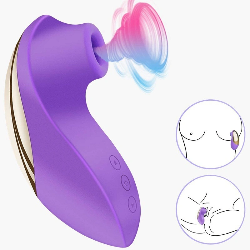 Vibrador de sucção de topo da Amazon, vibrador, dispositivo de massagem e massagem, brinquedo sexual feminino flirante para adultos