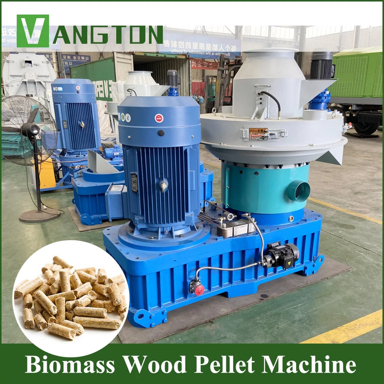 Gran capacidad vertical anillo Die Pellet Mill para la venta