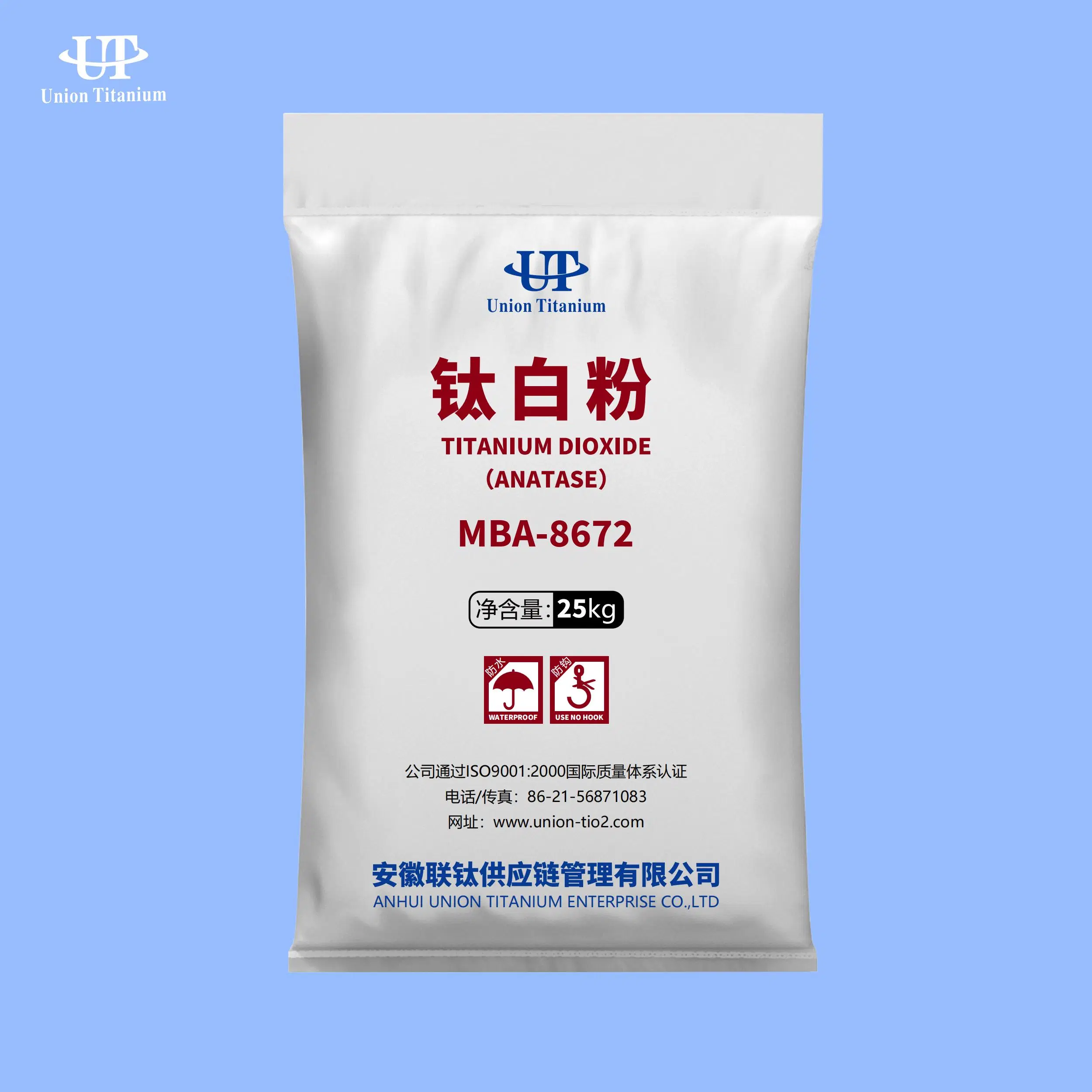 Anatase dióxido de titanio Mba8672 para aditivos alimentarios y cosméticos