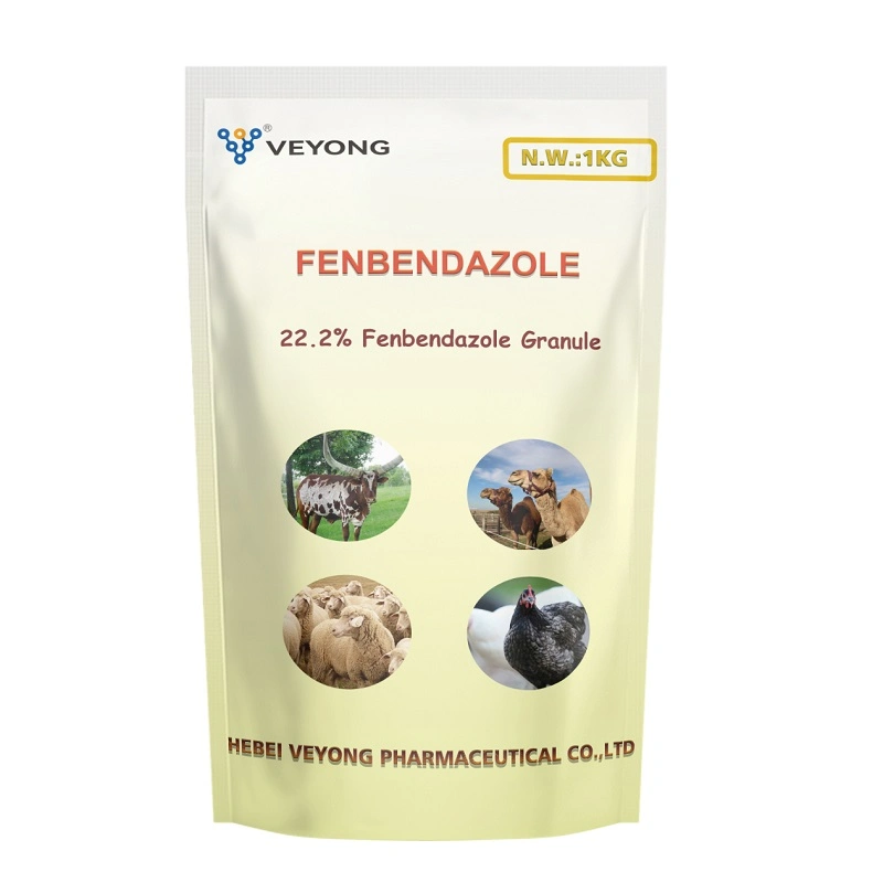 Veterinary Drug 22.2% Fenbendazole Granule Premix for Cattle Sheep Pig Chicken Poultry Feed Premix