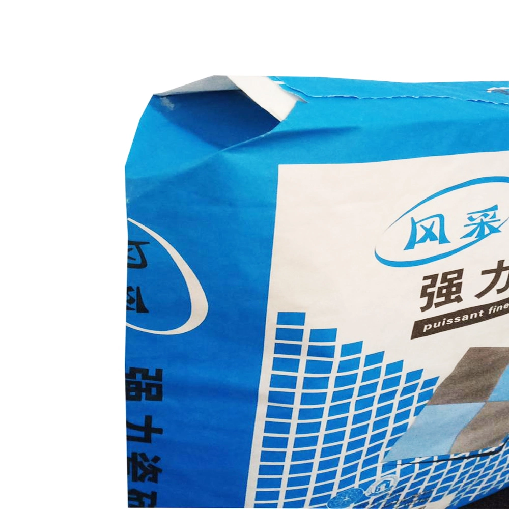 15kg 20kg de la parte superior de la válvula de la bolsa de papel kraft para pared Putty China fabricantes Venta caliente bolsa de embalaje