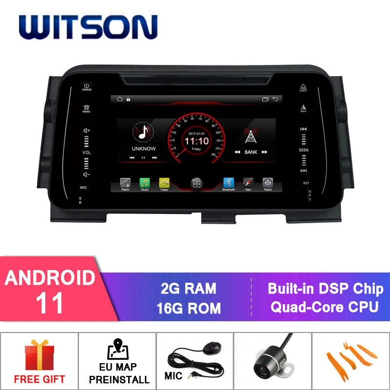 Witson Quad-Core Android 11 coche reproductor de DVD para el Nissan Qashqai Paladin 2G 16GB de RAM ROM