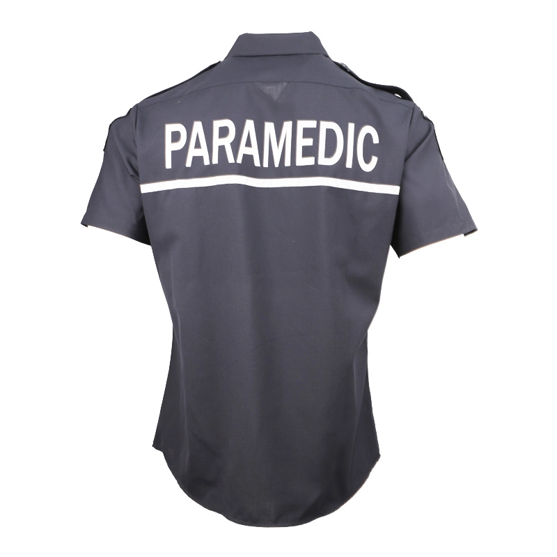 Customized Good Quality Navy CVC Police Men's Polo Shirt