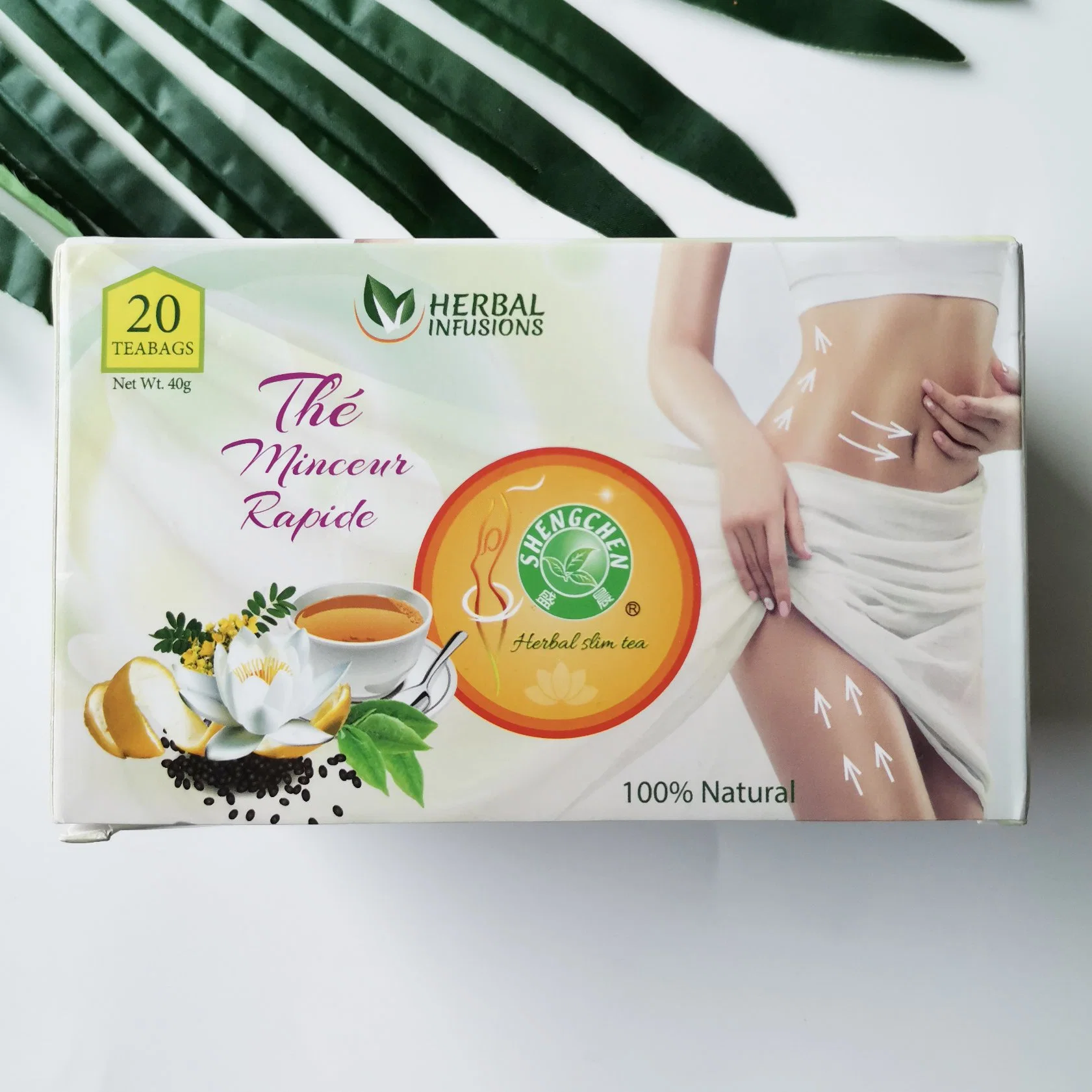 100% Natural Slim rápido té con ningún efecto secundario