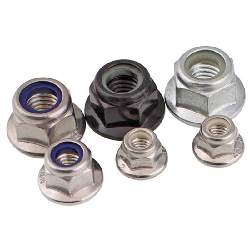 Carbon Steel Nylon Insert Hex Flange Lock Nuts