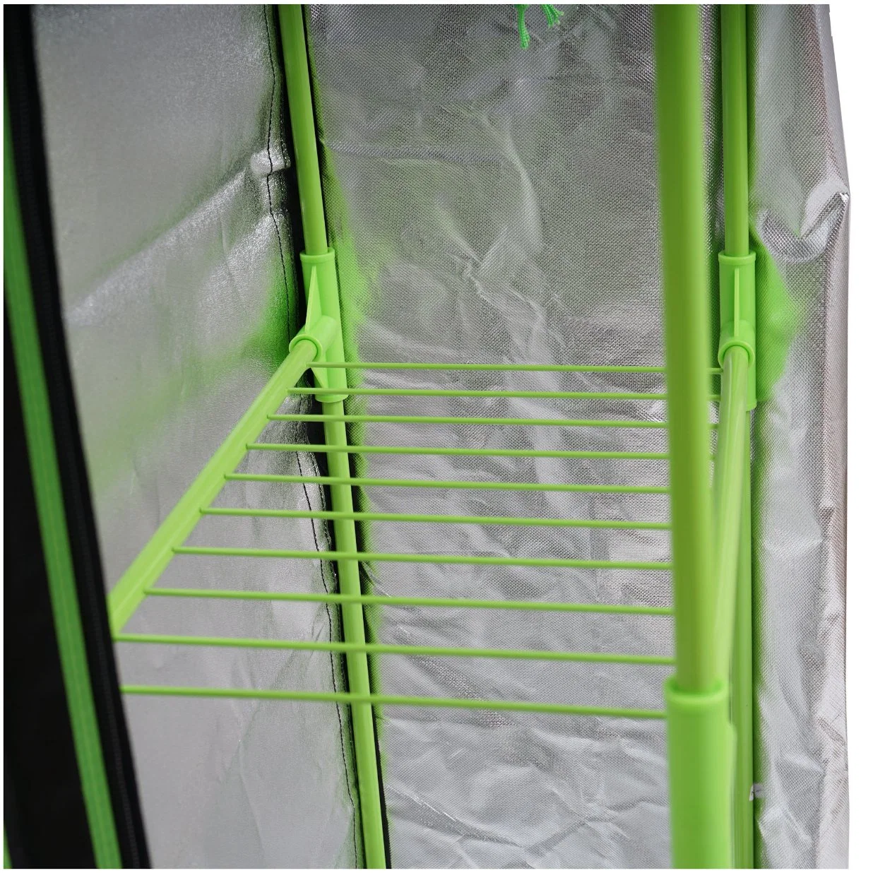 2 in 1 Multi-Chamber Peflective Grow Tent for Indoor Hydroponic Growing System