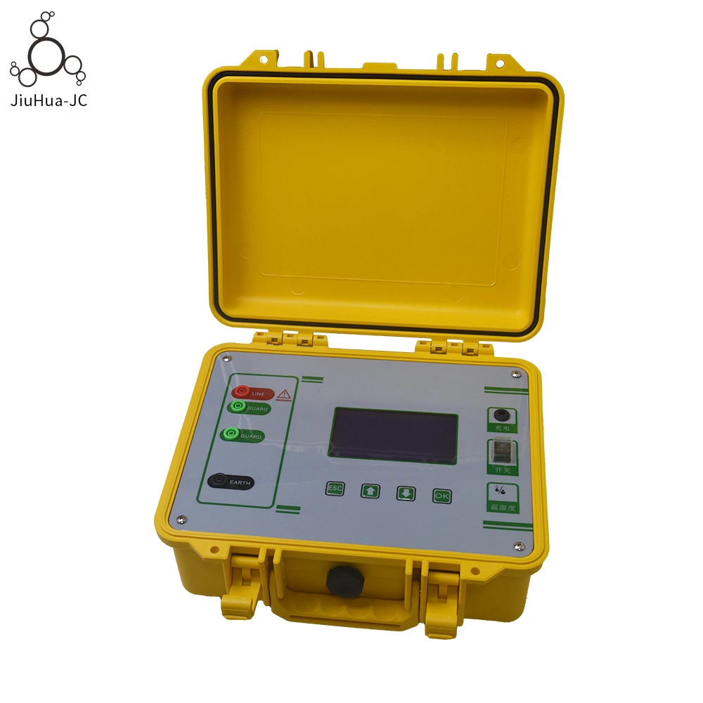 Jh3128 High Voltage Megger LCD Megohmmeter/ 10kv Insulation Resistance Tester