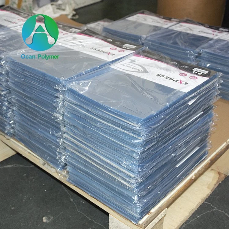 Ocan 210mm*297mm A4 Size Rigid Transparent PVC Sheets for Binding Cover