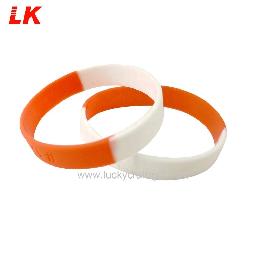 Sporty Stylish Gift Custom Logo Silicone Sports Logo Rubber Wristband